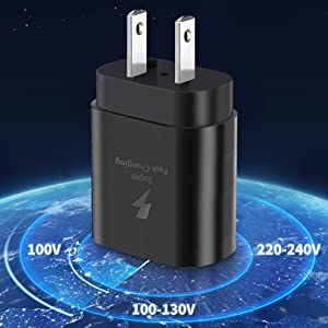 power adapter wall charger plug 25W fast charging