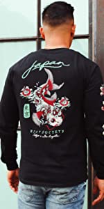 japan koi tattoo long sleeve