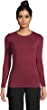 Lands' End Women's Cotton Rib Long Sleeve Crewneck T-Shirt