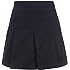 Nautica Girls' School Uniform Pleated Pull-on Scooter Skirt with Undershorts, Knit Waistband