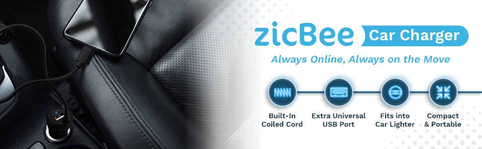 zicBee Car Charger phone car charger