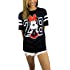 Disney Womens Minnie Mouse Varsity Football Tee