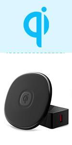 Nanami Fast Wireless Charging Pad with QC3.0 Adapter