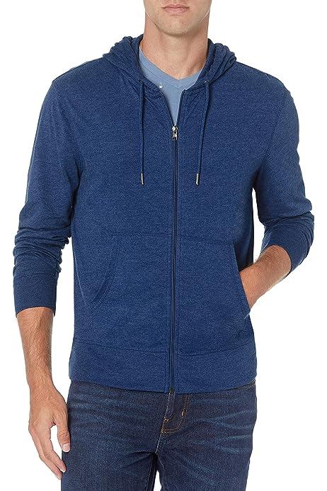 Men's Lightweight Jersey Full-Zip Hoodie