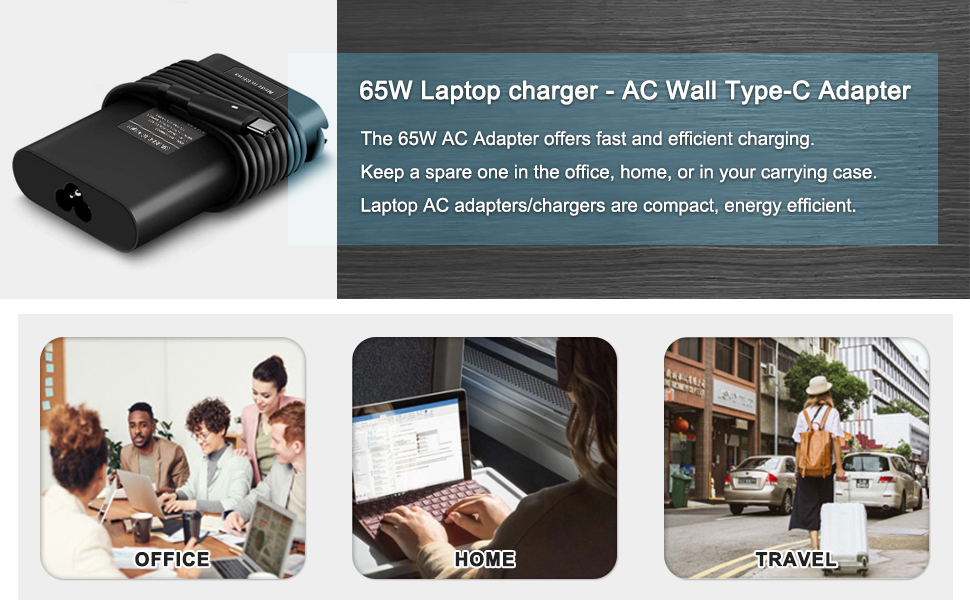 65w 45w dell laptop charger