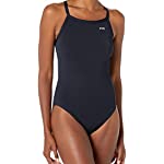 TYR Sport Women&#39;s Solid Durafast Diamondback Swim Suit,Black,40