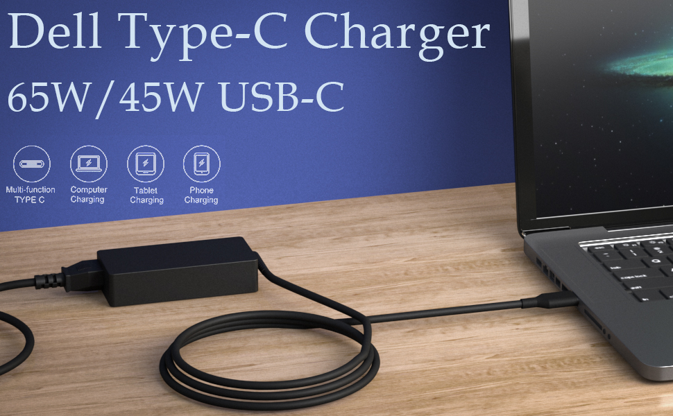 Type-C charger for Dell chromebook