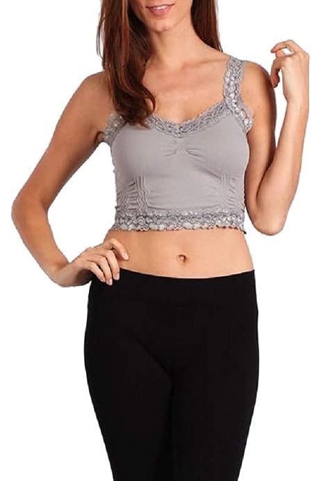 Crop Corset Cami (Grey 17)