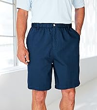 KingSize Knockarounds 8" Full Elastic Plain Front Shorts