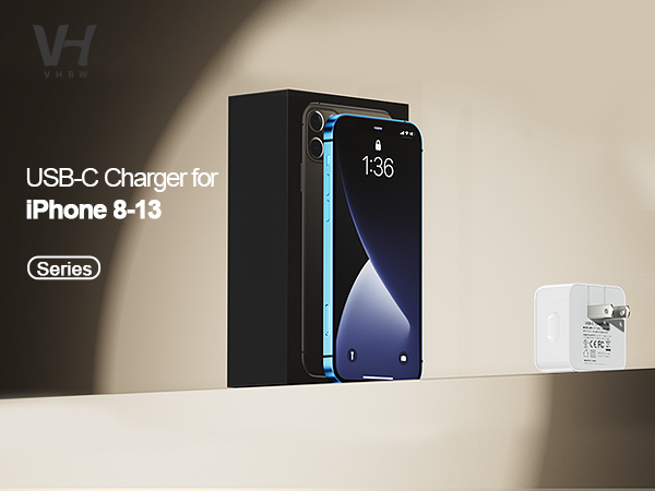 VHBW Dual USB C Wall Charger