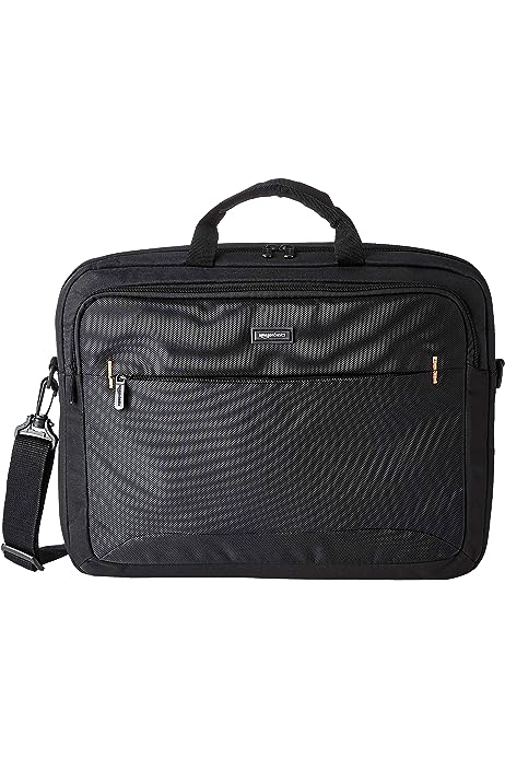 Amazon Basics 17.3-Inch Laptop Case Bag, Fits Dell, HP, ASUS, Lenovo, MacBook Pro and more, Black