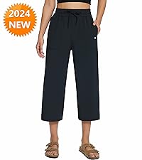 wide leg capri pants