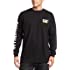 Caterpillar Men's Big and Tall Trademark Banner Long Sleeve T-Shirt (Regular and Big & Tall Sizes)