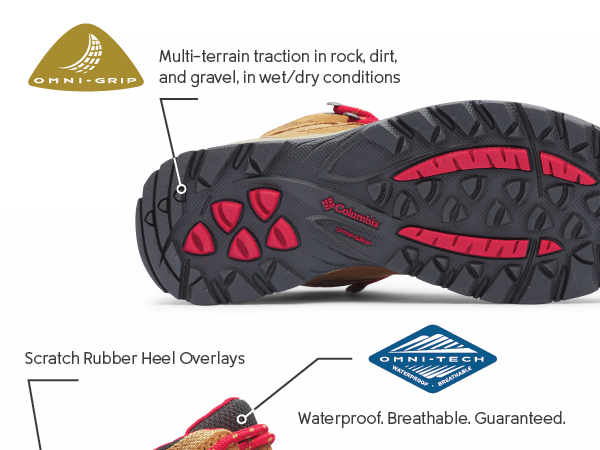 Womens Hiking boot technologies