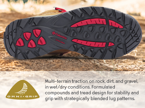 Omni-Grip all-terrain traction tread