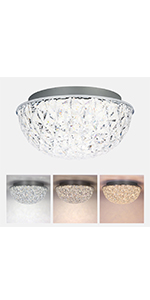 DAKASON Acrylic flush mount ceiling light