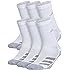 adidas Kids-Boy's/Girl's Cushioned Angle Stripe Crew Socks (6-Pair)