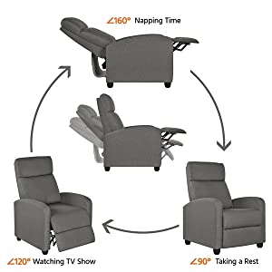 Yaheetech Recliner Sofa Chair