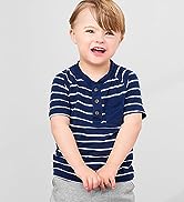 Simple Joys by Carter''s Babies, Toddlers, and Boys'' Short-Sleeve Pocket Henley Tee Shirt, Pack of 3