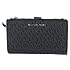 Michael Kors Jet Set Double Zip Wristlet Black PVC