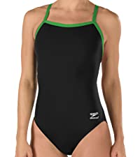 Speedo Women''s Swimsuit One Piece Endurance+ Flyback Solid Adult Team Colors