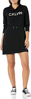 Calvin Klein Women's Long Sleeve Hoodie Dress