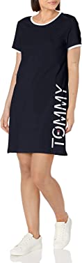 Tommy Hilfiger T-Shirt Short Sleeve Cotton Summer Dresses for Women