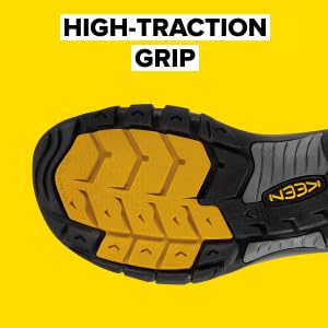 high-traction grip