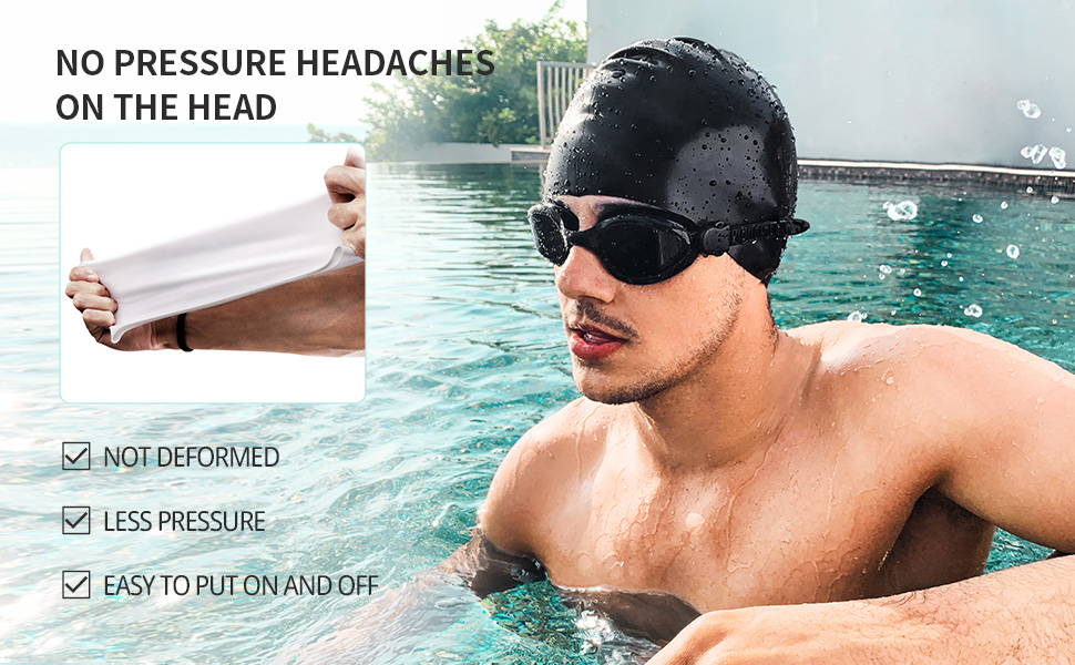 NO PRESSURE HEADACHES ON THE HEAD NOT DEFORMED LESS PRESSURE EASY TO PUT ON AND OFF