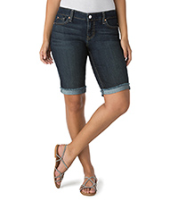 Mid-Rise Bermuda Shorts