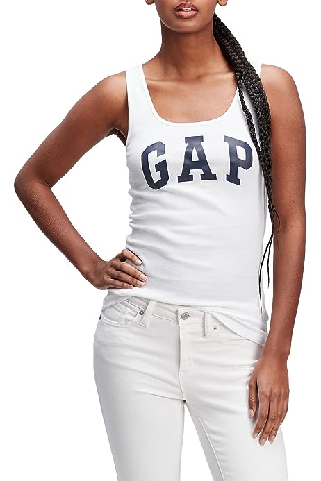 Women's Ribbed Tank Top Logo