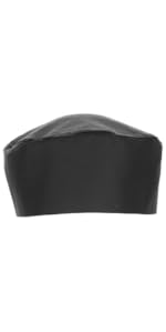 Chef Works Unisex Chef Beanie, Black