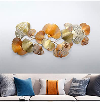 LICGHONG Metal Flower Wall Decor Wall Decoration Home Wall Decor Metal Wall Art Decor Interior Decoration Handmade for Bedroom Living Room Indoor Outdoor