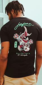 Japan Koi Tattoo Short Sleeve T-Shirt