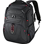 KROSER TSA Friendly Travel Laptop Backpack 17.3 Inch XL Heavy Duty Computer Backpack Water-Repellent College Daypack Business Backpack with RFID Pockets &amp; USB Port for Men/Women-Black