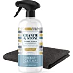 Therapy Granite &amp; Stone Cleaner &amp; Polish Kit - 16 ounces - Daily Clean &amp; Shine for Granite, Marble, Soapstone, Quartz, Quartzite, Slate, Limestone, Corian, Laminate, Tile, and Countertops