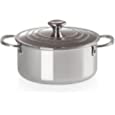 Le Creuset Tri-Ply Stainless Steel Shallow Casserole, 5.5 qt.