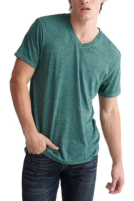 Men's Venice Burnout V-Neck Tee Shirt