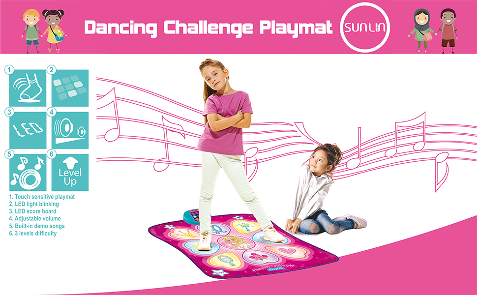 SUNLIN DANCING CHALLENGE PLAYMAT