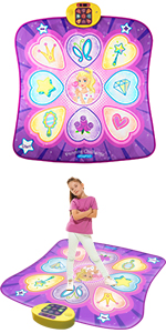 dance mat for kids girl ages 4-8 birthday christmas gift toy 