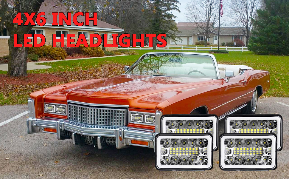 4X6 INCH LED HEADLIGHTS