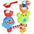 GOODLOGO Bath Toys Bathtub Toys for 1 2 3 4 Year Old Kids Toddlers Bath Wall Toy Waterfall Fill Spin and Flow Non Toxic Birth