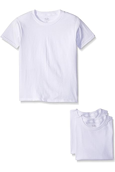 Big Toddler Boys' Crew Tee (Pack of 3)