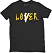 Loser Lover 4 Retro Lightning Tour Yellow Dark Blue Grey Sneaker Match Tee