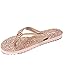 Michael Kors Women's Glitter Flip Flops, Rose Gold