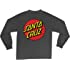 Santa Cruz Classic Dot Mens L/S T-Shirt - Black