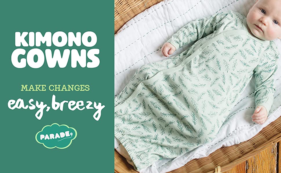 baby kimono newborn parade organic cotton boy sacks gowns girl night nightgowns color apparel