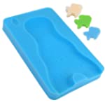 Cubolar Baby Bath Sponges Baby Bath Anti-Slip Cushion Infant Bath Sponges Mat Bath Support for Newborns Toddlers Infant