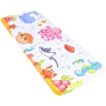 Secopad Kids Bath Mat for Tub Non Slip, 40 X 16 Inch Large Cartoon Anti Slip Toddler Baby Bath Mat