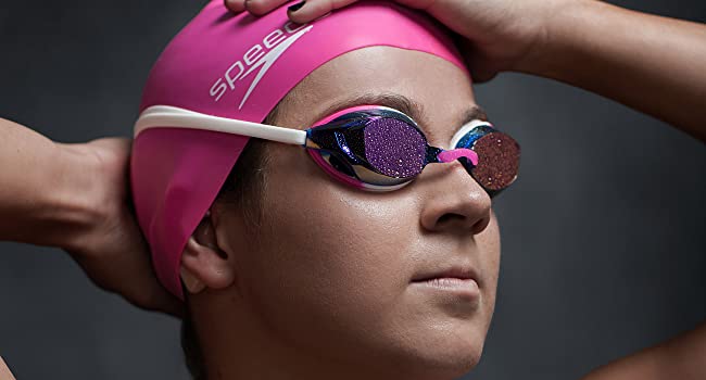 no snag swim cap, easy on swim cap, comfortable swim cap, swim cap